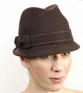ANDRÉ ™   Ladies / Ladys New Young Fedora Hat   WOOL FELT