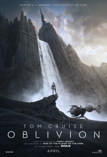 Oblivion Movie Poster 2 Sided Original Advance 27x40 Tom Cruise Morgan 