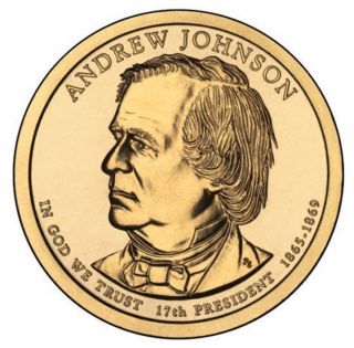 2011 D Mint Andrew Johnson Dollar BU No Scratches 1 Coin