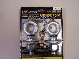 Pro Grip Removable Bed Bolts Anchor Point
