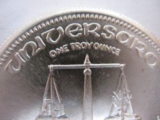 oz 999 Silver International Bullion Barter Coin Universaro World 
