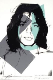 Mick Jagger #138   Signed by Both Mick Jagger and Andy Warhol