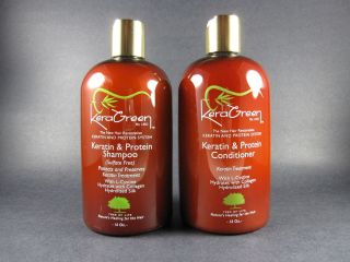 KeraGreen Keratin & Protein Shampoo Conditioner Set 16oz/each