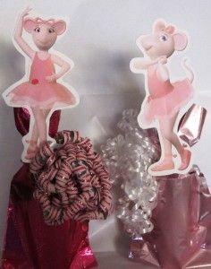 new angelina ballerina 24 ballet party favor toppers