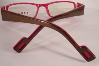 izumi women eyewear eyeglass frame 72 brown pink
