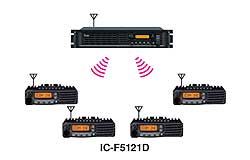 Icom IC F5121D VHF Idas Digital Mobile Two Way Radio F5121D