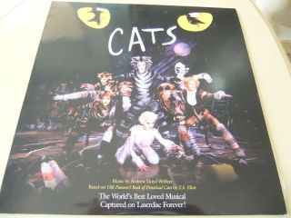 Cats Laserdisc Andrew Lloyd Webber Musical 1998 AC 3 LD