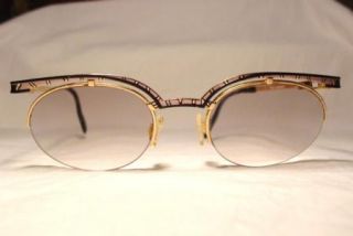 Vitg 80s Cazal 270 Animal Tiger Print Eyeglass Frames