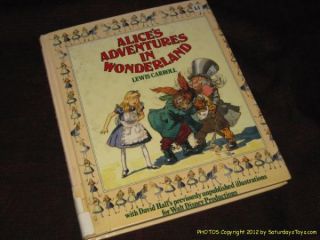 BOOK Walt Disney DAVID HALL Alice in Wonderland Concept Animation ART