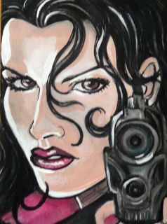 Anita Blake Vampire Hunter Marvel Art ACEO 5x 3 5 Original 1 1 