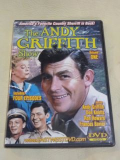 Andy Griffith Show Volume 1 on DVD 4 Episodes