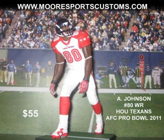 Custom McFarlane Andre Johnson 80 AFC Pro Bowl HOU Texans WR