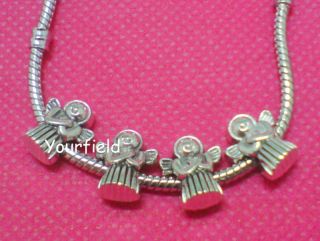   Angel Charm Bead Finding Spacer Fit Bracelet Free Postage