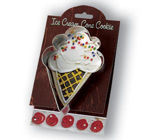Ann Clark Ice Cream Cone Handless Cookie Cutter Kitchen Baking Dessert 