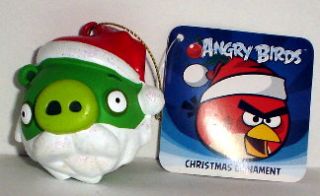 Angry Birds Green King Pig Christmas Ornament
