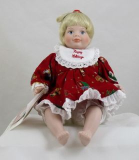 Goebel Limited Edition Porcelain Carol Anne Dolls Happy Holidays