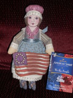 Hallmark Betsy Ross 2000 Cloth Doll