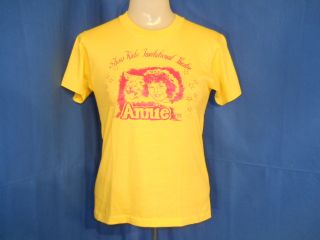 Vintage Annie Musical Show Kids Theater 80s T Shirt YM