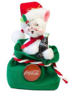 Anna Lee Coca Cola Collectible 8 Cat with Coke Have A Coke Kitty 