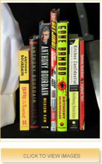 Anthony Bourdain Signed Books Library Kitchen Confidential No 