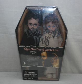 Living Dead Dolls Edgar Allan Poe Annabel Lee New In Box Mezco 6
