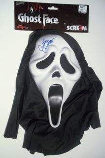   Ghostface Mask Signed by Anthony Anderson Autograph West Craven