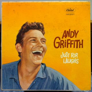 Andy Griffith Just for Laughs LP VG T 962 Vinyl 1958 Record 1st Press 
