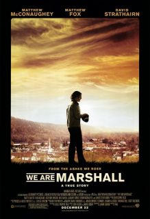 policy we are marshall movie poster 2 sided original 27x40