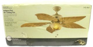 Hampton Bay Antigua Plus 56 in Ceiling Fan Brand New