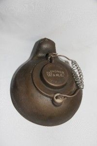 vintage antique wagner wear cast iron tea kettle