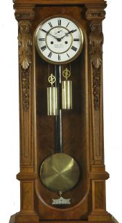 Antique German Junghans Wall Clock at 1900