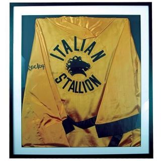 Rocky Balboa Italian Stallion Yellow Boxing Robe Rocky II