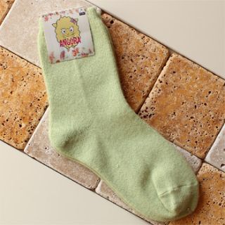 Lot of 4 Pair Angora Wool Socks High Quality WH Red Grey Mint Set Sale 