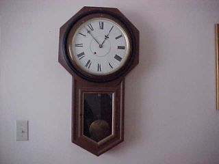 Ansonia Wall Clock No 2 School House