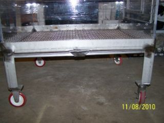   out rack the plexiglas is ½ thick and is commercial medical grade