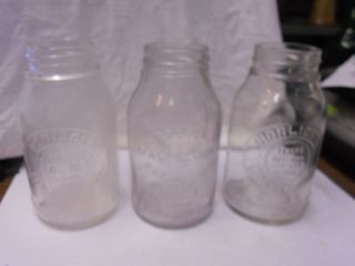 Antique Vintage Horlicks Malted Milk Bottles