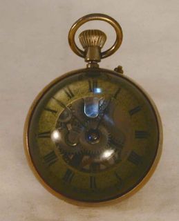 antique paperweight or desktop glass german clock for your paperweight 
