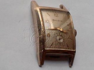 Vintage Bulova Rectangular Case Automatic Watch Swiss