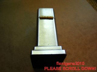 Vintage 588 6211 Zippo Table Lighter Lighter Is Empty No Fuel