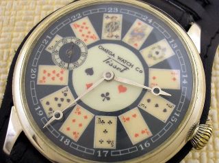   Watch Co Playing Cards Antique 1900’s Swiss Amazing Watch