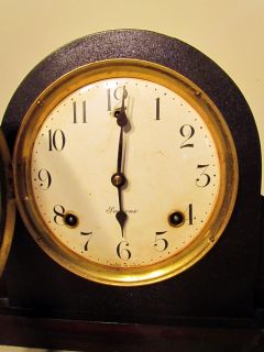 Antique Sessions 1920s Wood Mantle Clock 