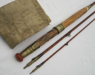 Vintage 1896 Hardy 10 6 Split Bamboo Fly Rod