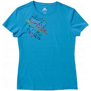 Adidas Ladies Kaleidoscope Chest Graphic T Shirts