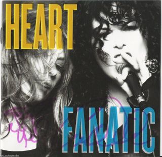 Heart New Fanatic CD Hand Signed by Ann Nancy Wilson