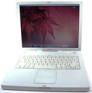 Mac Apple iBook G4 A1054 Laptop 1 2GHz 768MB 30GB WiFi DVD