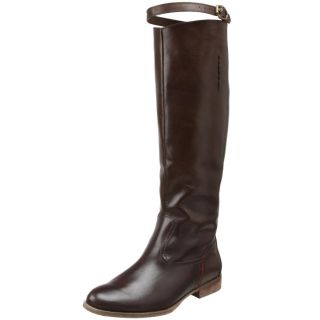 New Charles David Rouse Womens Leather Knee High Flat Riding Boots 