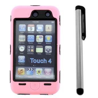 Deluxe 3Piece Hard Case Cover Skin for iPod Touch 4 4G 4th Gen 
