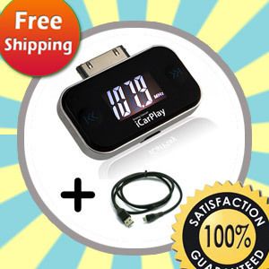 new FM Transmitter for Apple iPod Touch iPhone 4 3G 4S Cable 