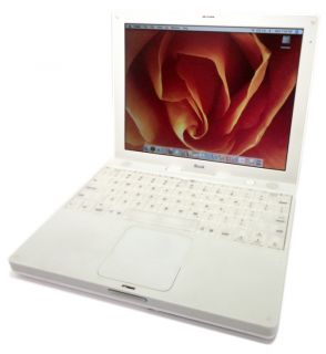 F112 Apple iBook G3 A1005 700MHz 640MB 20GB Laptop WiFi Mac