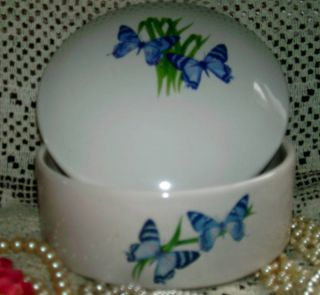 Chic FTD Trinket Box Butterfly Jewelry Boxes Thai Art